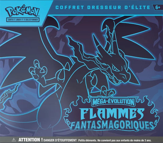 Coffret Dresseur d'Élite Méga-Évolution - Flammes Fantasmagoriques (ETB ME02)